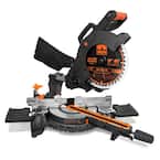 15 Amp 10 in. Single Bevel Compact Sliding Compound Miter Saw with Laser