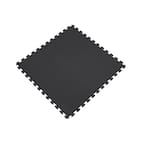 Rhino-Tec 18.3 in. x 18.3 in. Black PVC Sport and Gym Flooring Tile (6-Pieces)