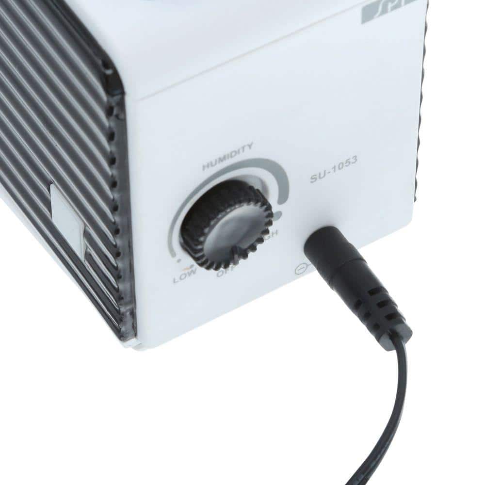 Compact Black and White Ultrasonic Personal Humidifier