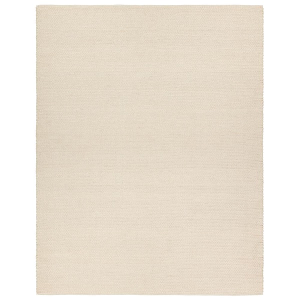 Jaipur Living Envelop 4 ft. x 6 ft. Beige Solid Handmade Area Rug