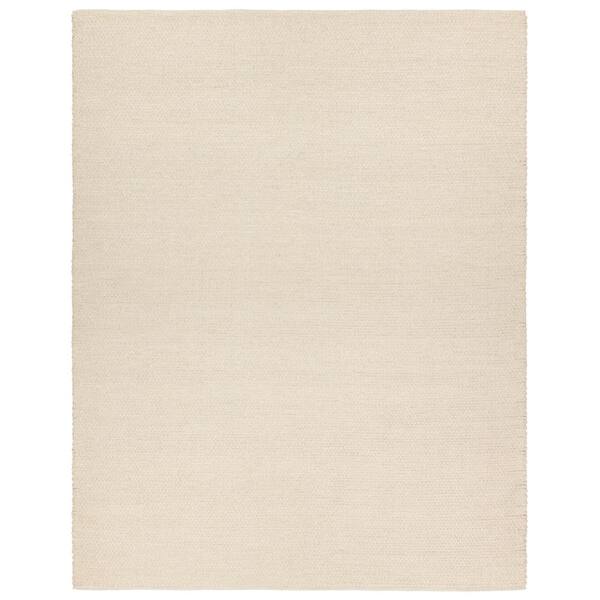 Jaipur Living Envelop 8 ft. x 10 ft. Beige Solid Handmade Area Rug
