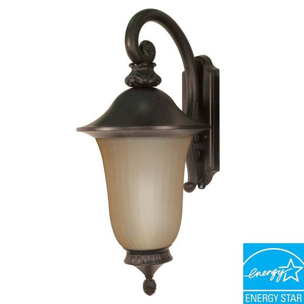 Green Matters Wall Mount Old Penny Bronze Outdoor Lantern