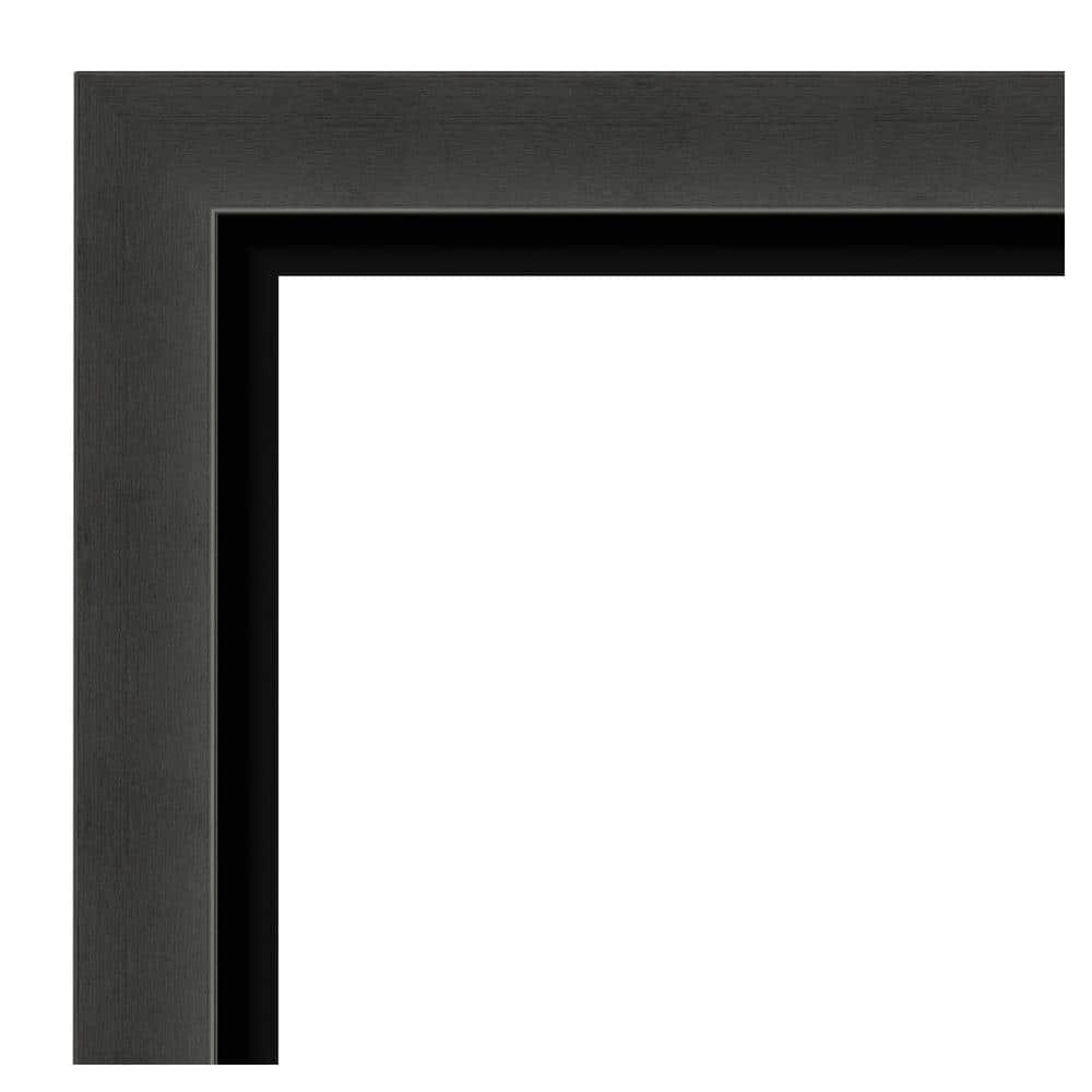 Glossy Black Polystyrene Rectangular Wall Frame 19" x 16"