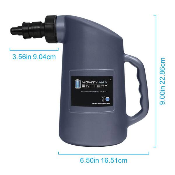 MIGHTY MAX BATTERY BATTERY AND RADIATOR FILLER JUG TYPE MAX3464178 - The  Home Depot