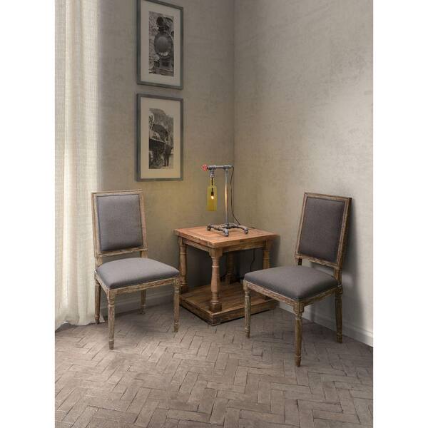 ZUO Cole Valley Beige Linen Dining Chair (Set of 2)