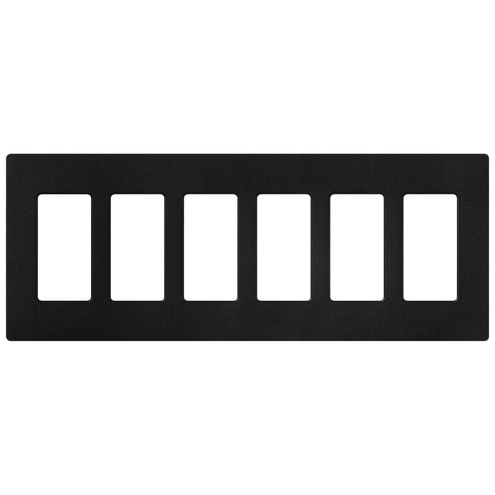 Claro 6 Gang Wall Plate for Decorator/Rocker Switches, Satin, Midnight (SC-6-MN) (1-Pack) price history on PriceWatchPro