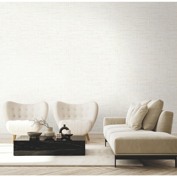 Chiseled White Abstract Wallpaper Sample