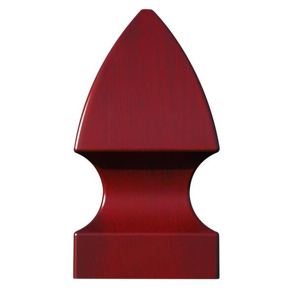 Veranda 5 in. x 5 in. Vinyl Anaheim Mahogany French Gothic Post Cap