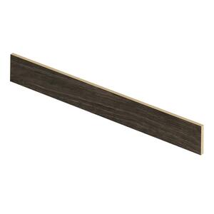 Choice Oak/Black Willow 47 in. L x 1/2 in. T x 7-3/8 in. W Vinyl Overlay Riser to be Used with Cap A Tread