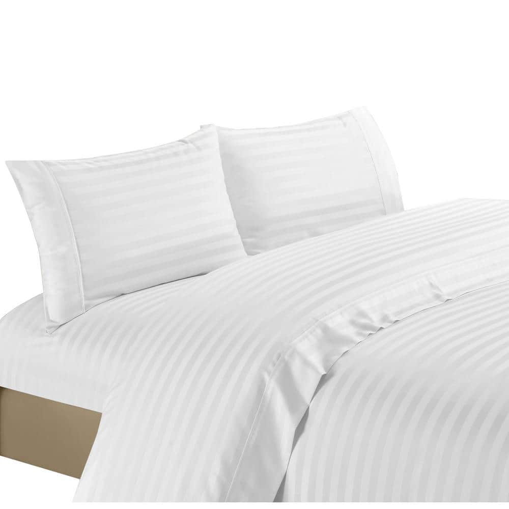 New Bedding offers set Queen striped Tan 500 thread count