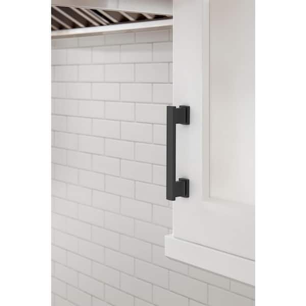 10-Pack Triomphe 3 3/4 in.  96mm  Classic Matte Black Bar Cabinet Pulls