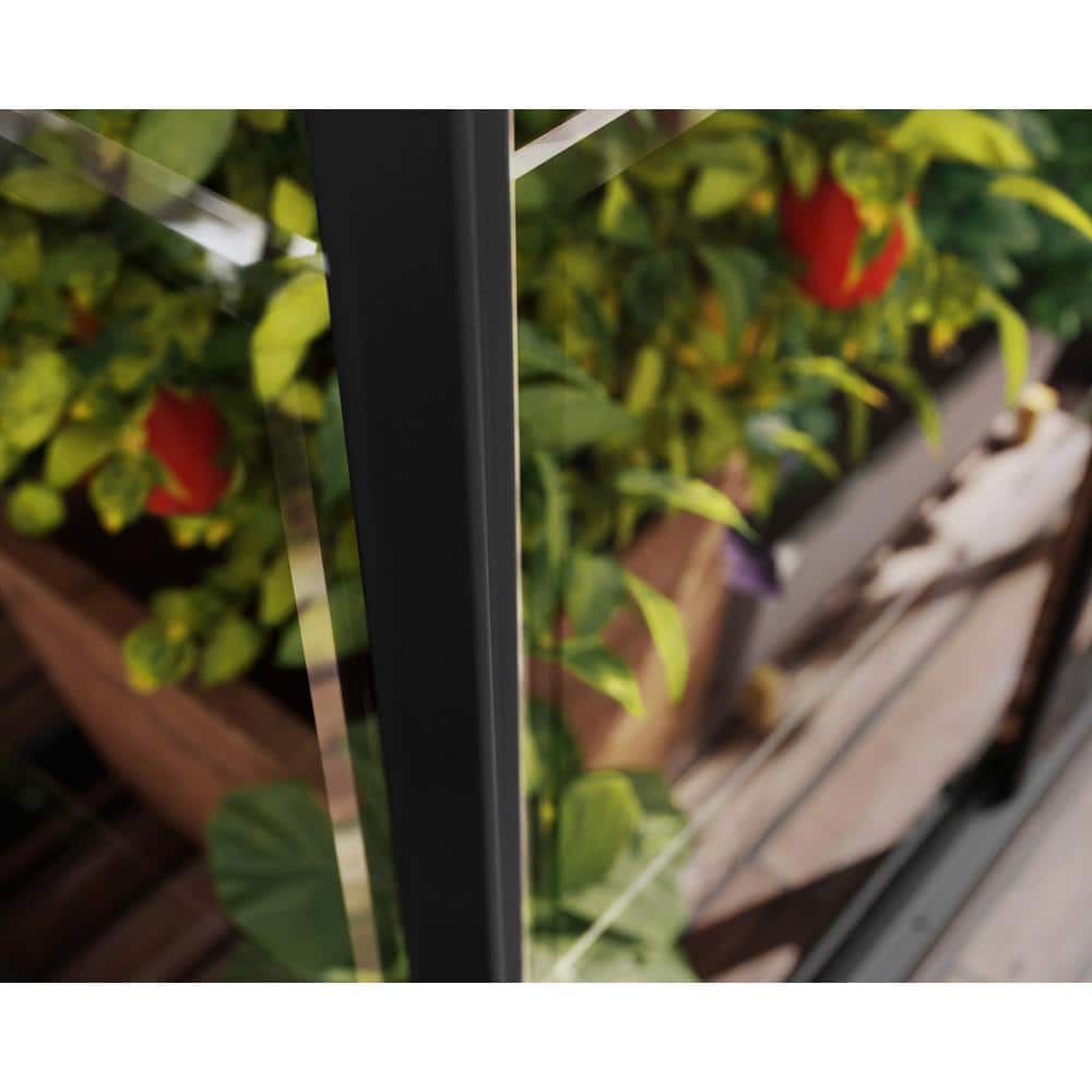 Palram Black Polycarbonate and Aluminum Mini Greenhouse