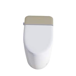 Elongated Bidet Toilet 1.27 GPF in White with Auto Open/Close, Heated Seats, Automatic Flush/Remote Control/Foot Sensor
