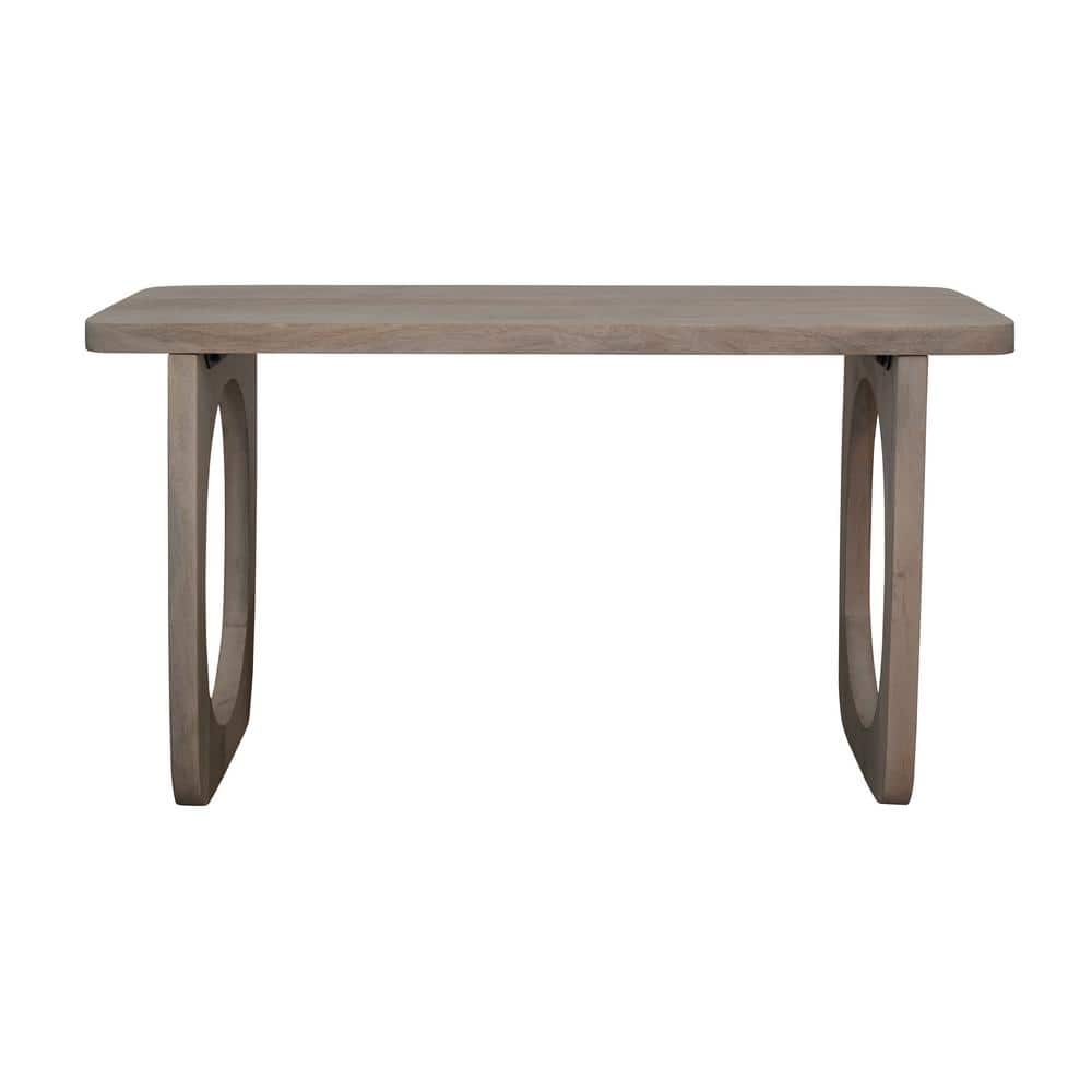 60 in. Rich Natural Tones Rectangle Mango Wood Long Console Table price history on PriceWatchPro