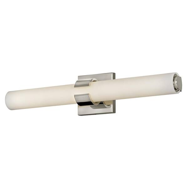 HINKLEY - Aiden 36.00-Watt Integrated Led Polished Nickel Integrated Led Bath Light