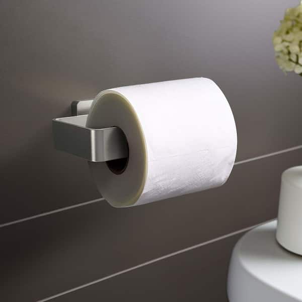 Bathroom Accessories Wall Mounted Toilet Paper Holder in Brushed Nickel