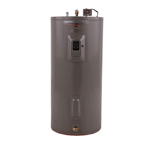 12 50 DFRT - 50 Gallon Smart Tall Electric Water Heater w/Leak Detection  and Shut Off Valve - 12 Year Warranty