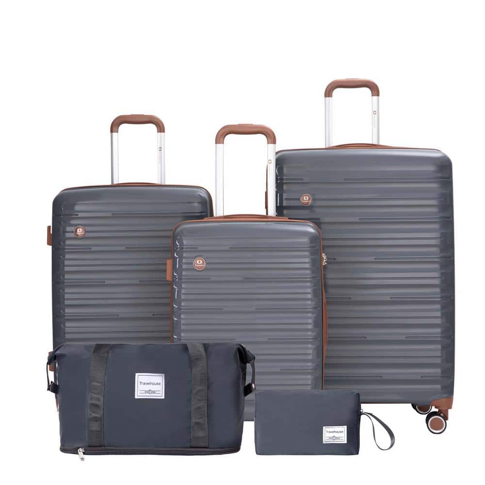 5-Piece Luggage Sets with TSA Compliant, Hardside Travel Luggage Set(202