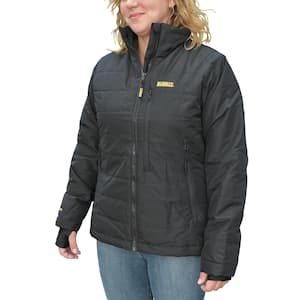 Women's Small 20-Volt MAX XR Lithium-Ion Black Quilted Jacket Kit with 2.0 Ah Battery and Charger