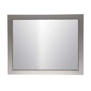 Large Rectangle Aged Silver Classic Mirror (49.5 in. H x 31.5 in. W)