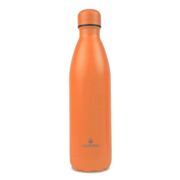 Aquasana 25 oz. Orange Vacuum Insulated Stainless Steel Water Bottle