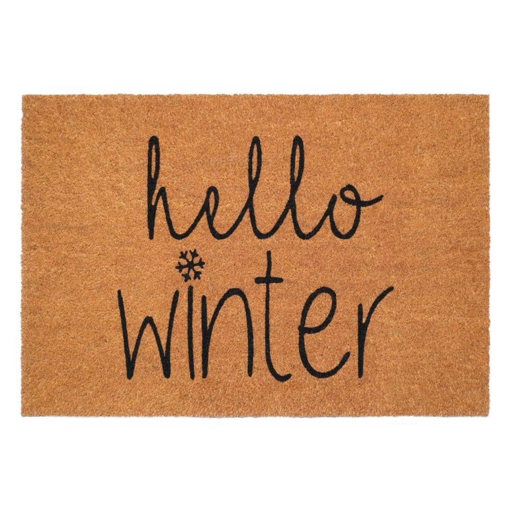 Multi-Colored 29 in. x 17 in. Coir Outdoor Door Mat price history on PriceWatchPro