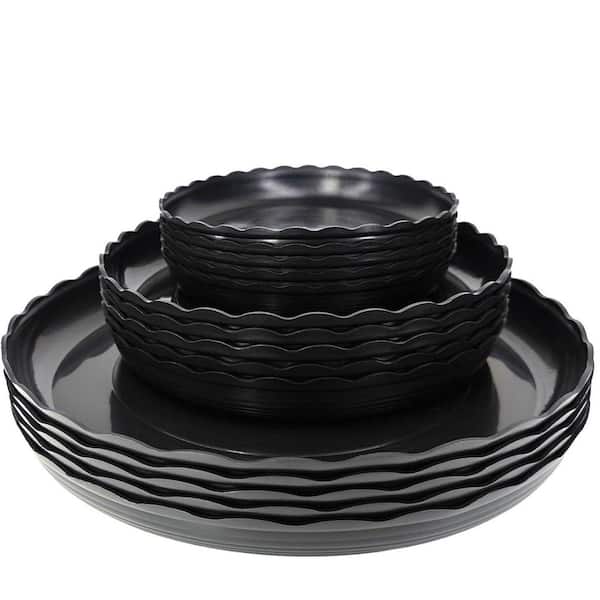 15 Pieces Plastic Plant Saucer Set