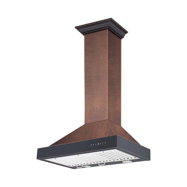 バーベキュー・調理用品 sunsetclimax l cup & handle ZLINE Kitchen and Bath 36 in. 400 CFM Convertible Wall Mount Range