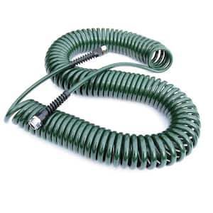 Professional 3/8 in. x 75 ft. Coil Water Hose Rosemary