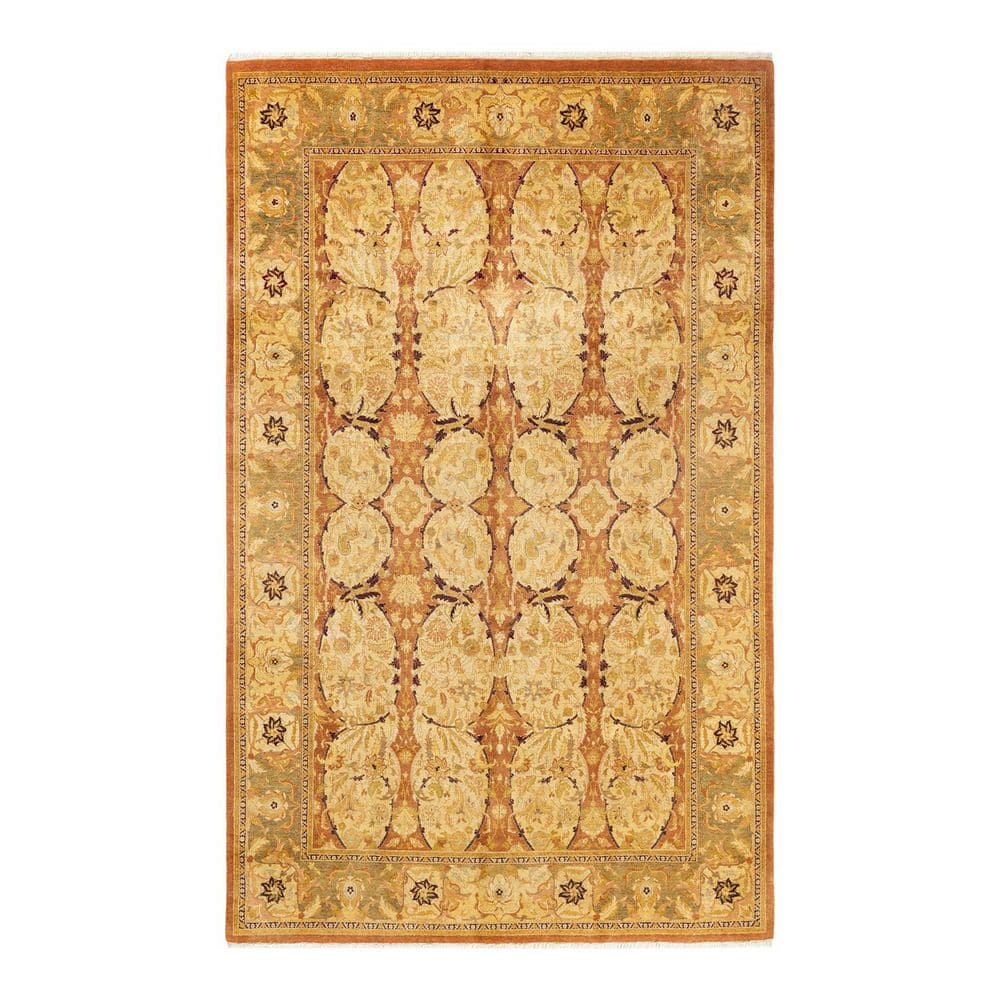 Mogul 6 ft. x 9 ft. Brown Oriental Wool Indoor Area Rug price history on PriceWatchPro