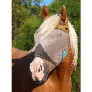 Fly Masks for Horses Without Ears, UV Protection Breathable Fly Mask for Equines