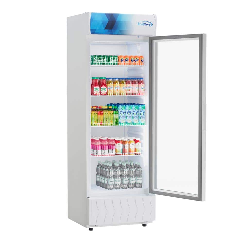 24 in. White One-Door Commercial Merchandiser Refrigerator