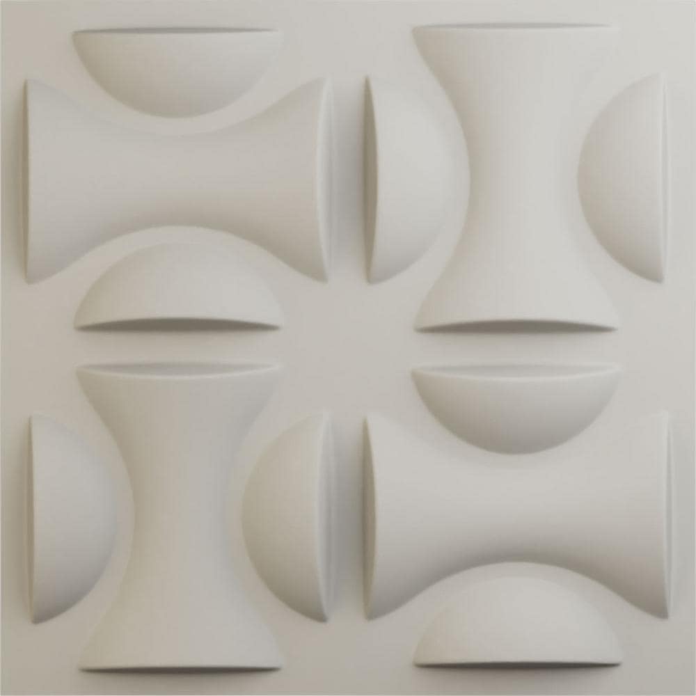 UltraCover Satin Blossom White 3D Textured PVC Wall Panel