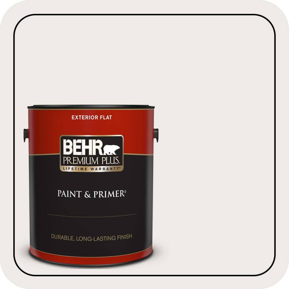 1 gal. #740A-1 Downy Fluff Flat Exterior Paint & Primer price history on PriceWatchPro
