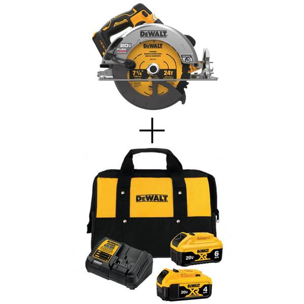 DeWalt 20V Max 7-1/4 Brushless Cordless Circular Saw w/ FlexVolt Advantage  (Bare Tool) D&B Supply