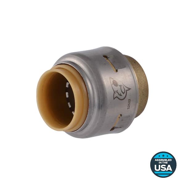 SharkBite Max 1/2 in. Push-to-Connect Brass End Stop Fitting