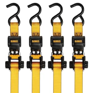 US Cargo Control Endless Ratchet Straps (4-Pack), 2 Inch X 20 Foot Black  Ratchet Straps, 3,333 lbs Working Load Limit, Hookless Ratchet Straps, Tie