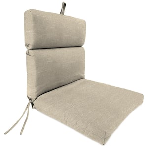 22 in. L x 44 in. W x 4 in. T Outdoor Chair Cushion in Tory Bisque