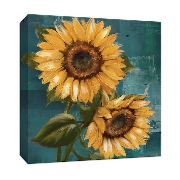 PTM Images 15 in. x 15 in. ''Sunflower II'' Canvas Wall Art
