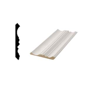 WG 1868 9/16 in. x 5 in. x 96 in. Primed Medium Density Fiberboard Crown Moulding