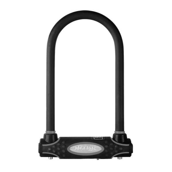 6 in. (15cm) Wide Hardened Steel U-Lock with 8-1/4 in. (21cm) Shackle Clearance