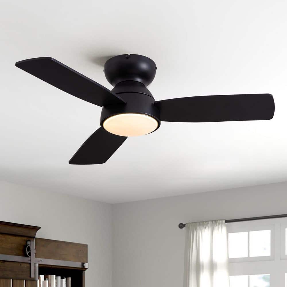 32 in. Modern Smart Indoor Black Ceiling Fan with Lights Reversible Rotation and Remote Control price history on PriceWatchPro