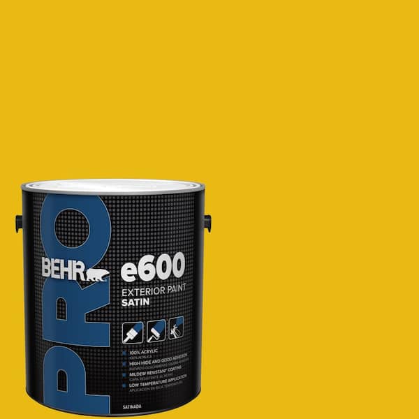 1 gal. #390B-7 Lemon Lime Satin Exterior Paint