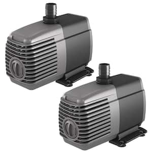 Active Aqua 550 GPH Submersible Hydroponics Pond/ Aquarium Water Pump (2-Pack)