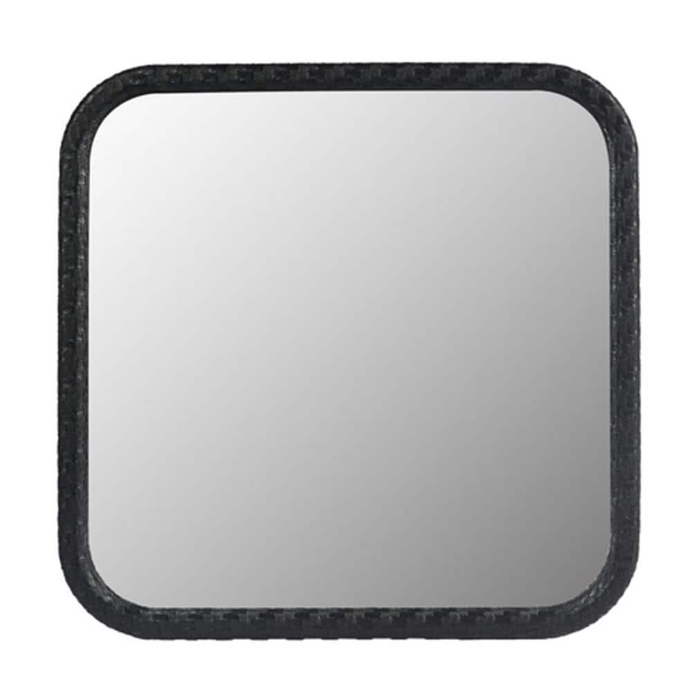 23.62 in. W x 23.62 in. H Small Wood Framed Anti-Fog Square PU Covered MDF 