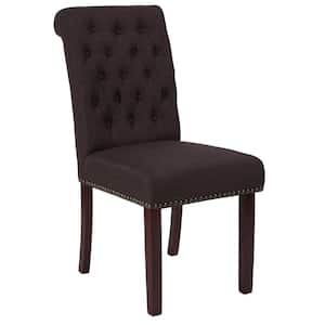 Hercules Brown Fabric Parsons Chair