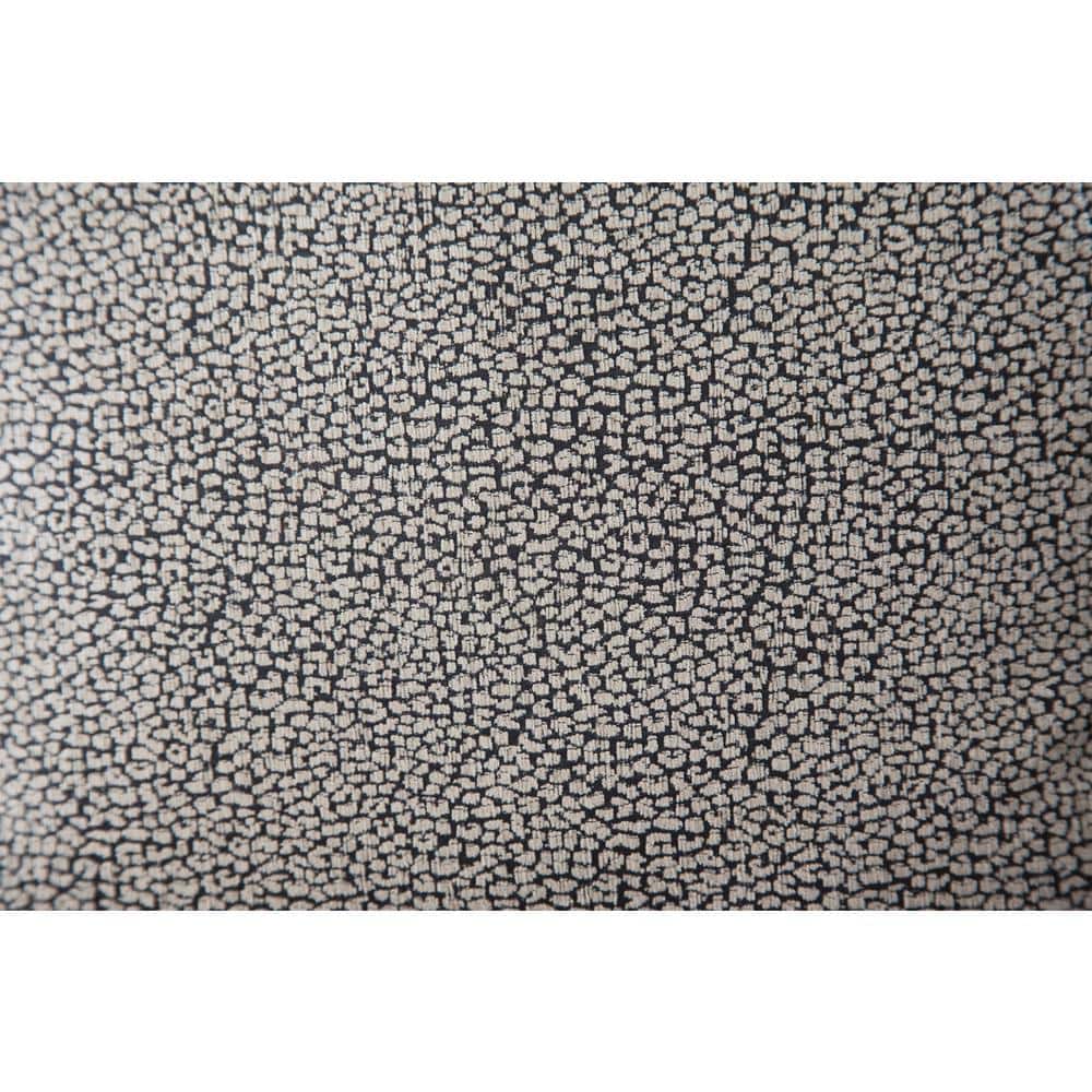 Black and Charcoal Two-Piece Faux Leather Sectional Sofa