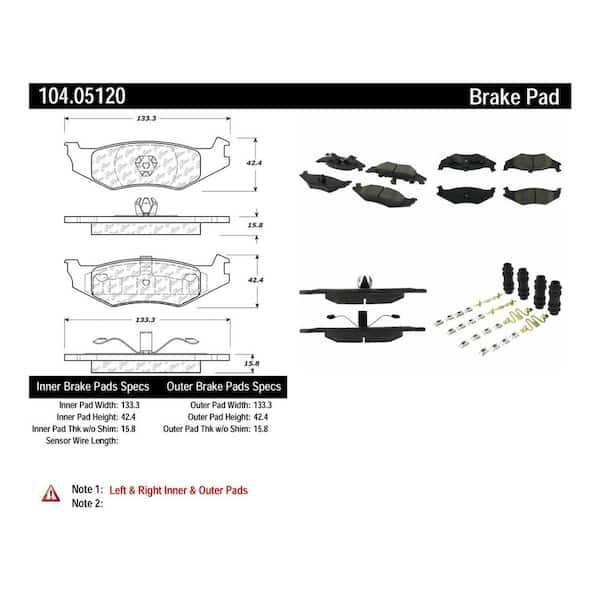 Centric Parts Disc Brake Pad Set