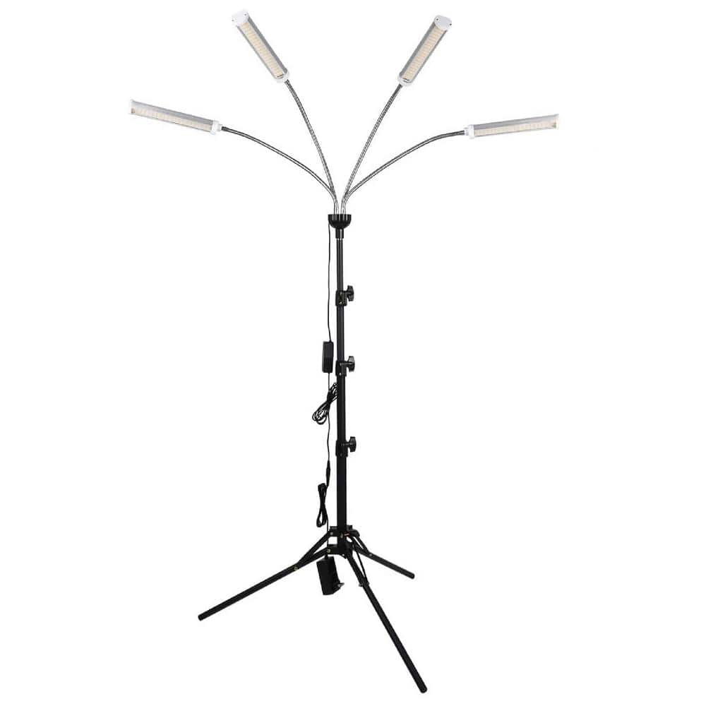 200-Watt Plant Grow Light Bulb Specialty Code 420 LEDs with 15-63 in. Adjustable Tripod Stand 4-Heads Auto On/Off price history on PriceWatchPro
