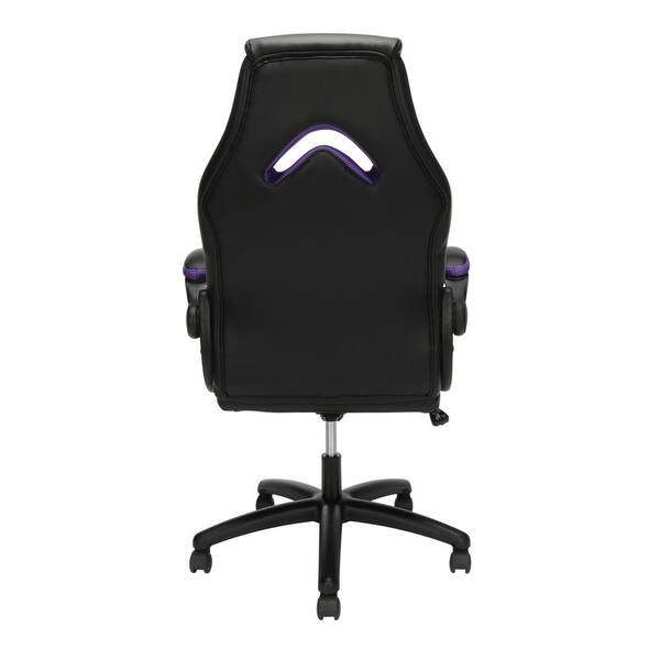 OFM ESS-3086-BLK Leather Gaming Chair Black for sale online 